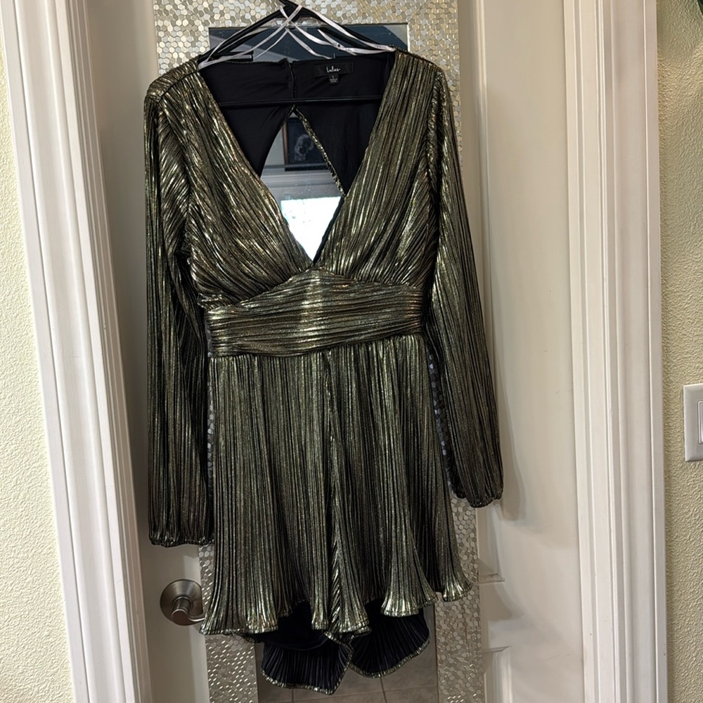 Gold romper